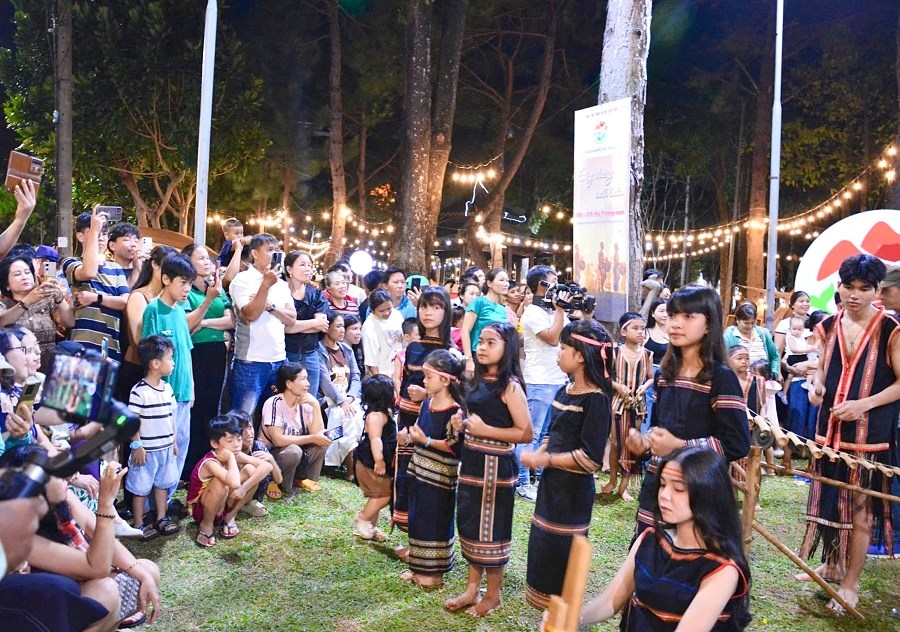 Gia Lai: Lan toả văn hoá gia đình qua không gian cồng chiêng - ảnh 1