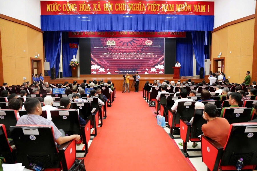Khánh Hòa: Triển khai cao điểm thu nhận mẫu sinh phẩm ADN, góp phần xác định danh tính liệt sĩ - ảnh 1