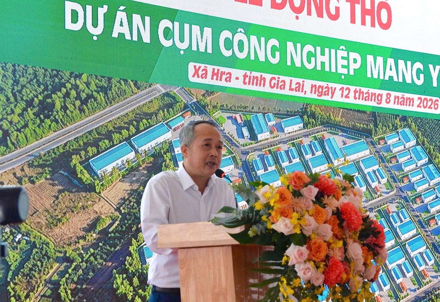 Gia Lai: Động thổ Cụm công nghiệp Mang Yang 2 - ảnh 2