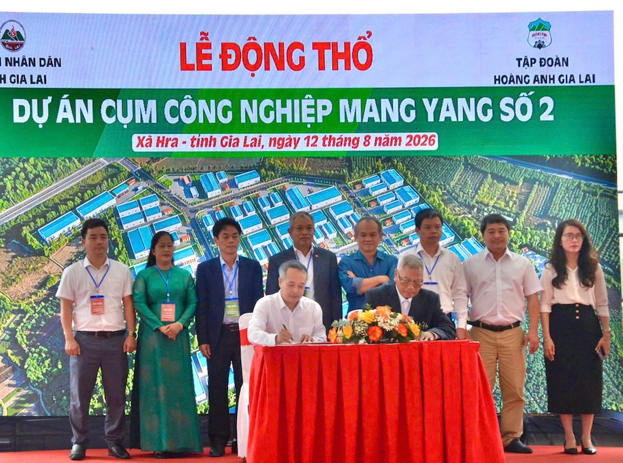 Gia Lai: Động thổ Cụm công nghiệp Mang Yang 2 - ảnh 4