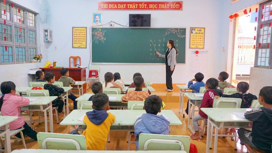  Gia Lai: Tăng cường tiếng Việt cho trẻ em DTTS trước khi vào lớp Một - ảnh 1
