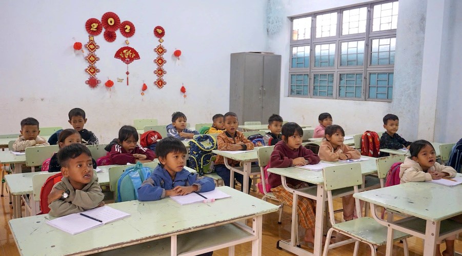  Gia Lai: Tăng cường tiếng Việt cho trẻ em DTTS trước khi vào lớp Một - ảnh 3