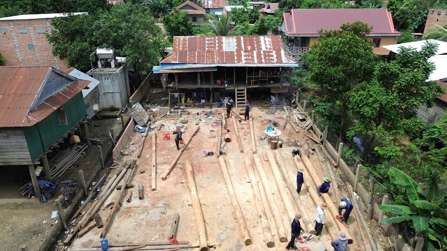 Gia Lai: Người dân buôn Jứ tất bật chuyển về nơi an cư mới  - ảnh 5