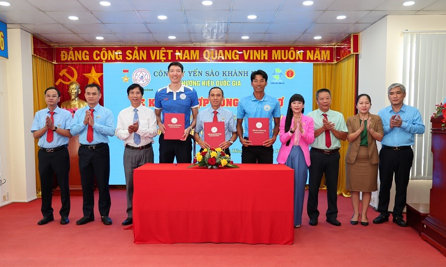 Yến sào Khánh Hòa tiếp sức cho các đội bóng chuyền - ảnh 1
