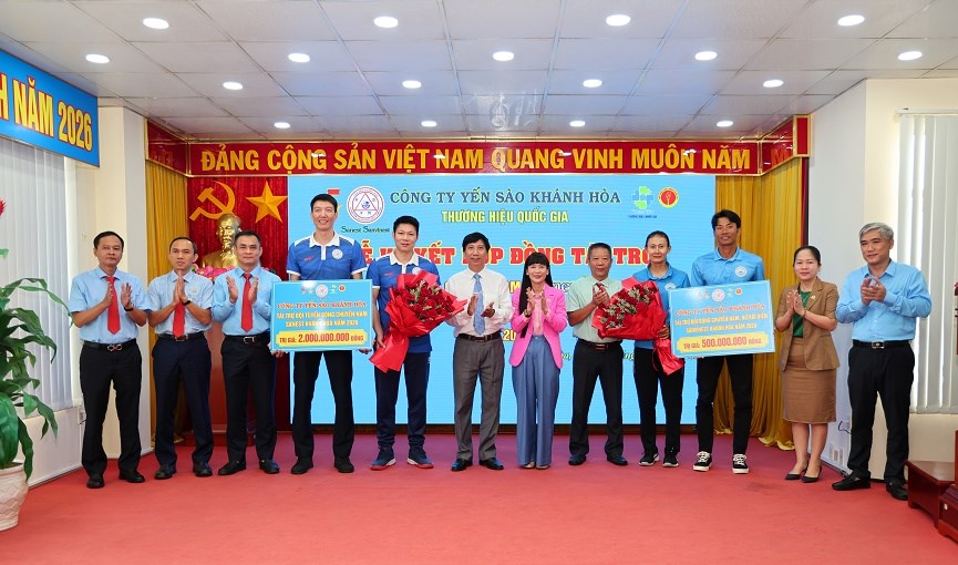 Yến sào Khánh Hòa tiếp sức cho các đội bóng chuyền - ảnh 2