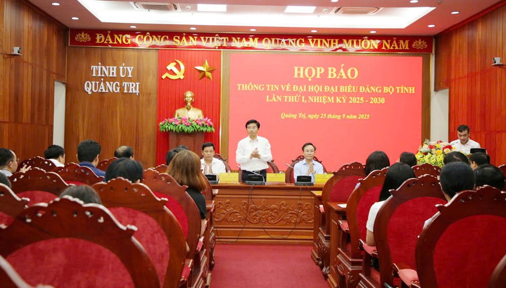 Đại hội đại biểu Đảng bộ tỉnh Quảng Trị lần thứ nhất sẽ diễn ra trong 2 ngày đầu tháng 10 - ảnh 3