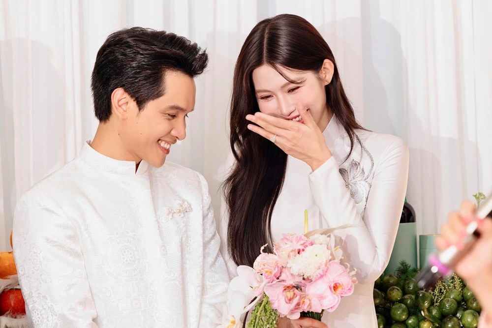 Á hậu Chế Nguyễn Quỳnh Châu chính thức làm dâu hào môn - ảnh 6