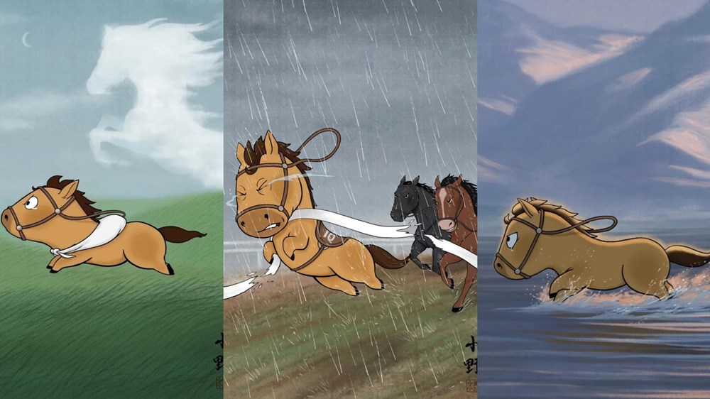 Chú ngựa hoạt hình Mã Tiểu Dã “vừa khóc vừa chạy” gây sốt - ảnh 3