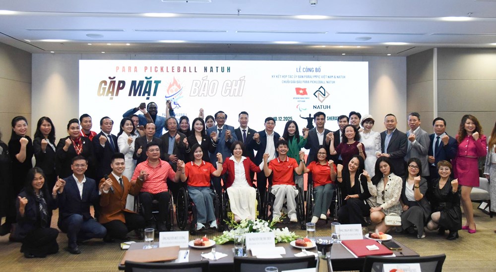 Ra mắt chuỗi giải Paranatuh Pickleball dành cho người khuyết tật - ảnh 1