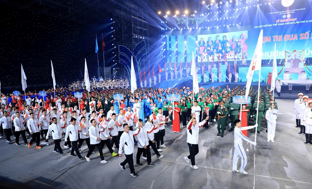 Khai mạc Đại hội Thể dục thể thao Thủ đô lần thứ XI - ảnh 7