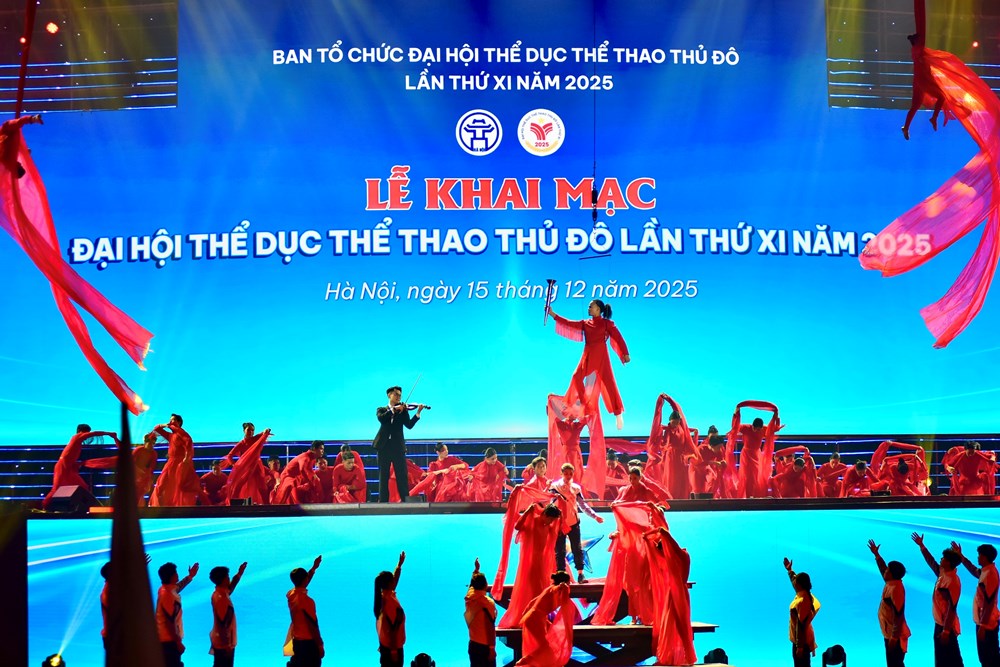 Khai mạc Đại hội Thể dục thể thao Thủ đô lần thứ XI - ảnh 9
