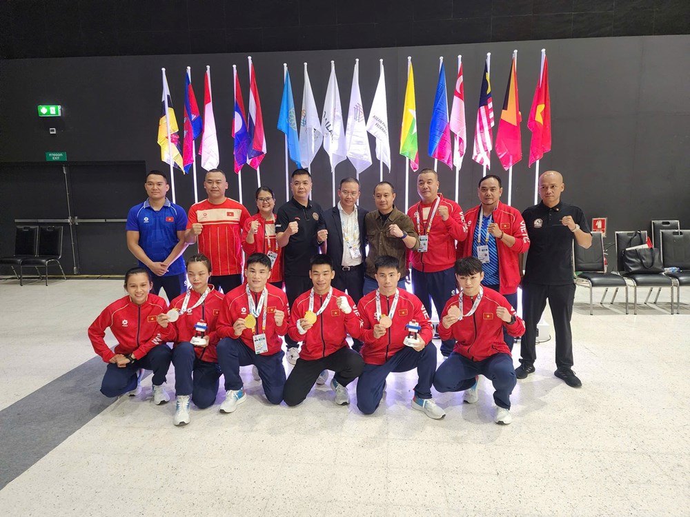 Trao thưởng cho đội tuyển MMA sau khi vượt chỉ tiêu tại SEA Games 33 - ảnh 5
