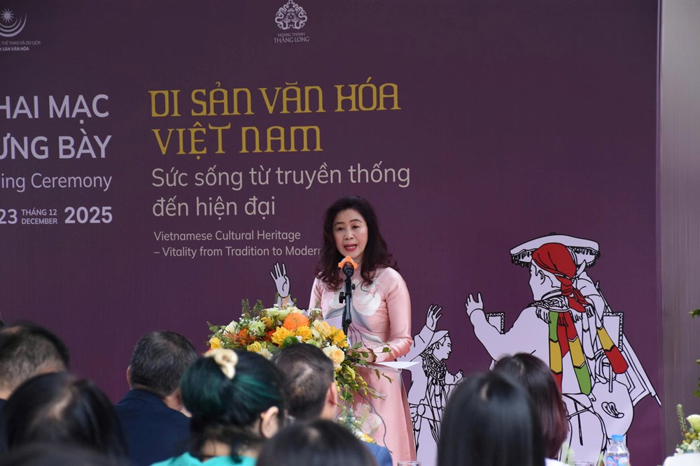 Khai mạc trưng bày “Di sản văn hóa​ Việt Nam - Sức sống từ truyền thống đến hiện đại” - ảnh 5