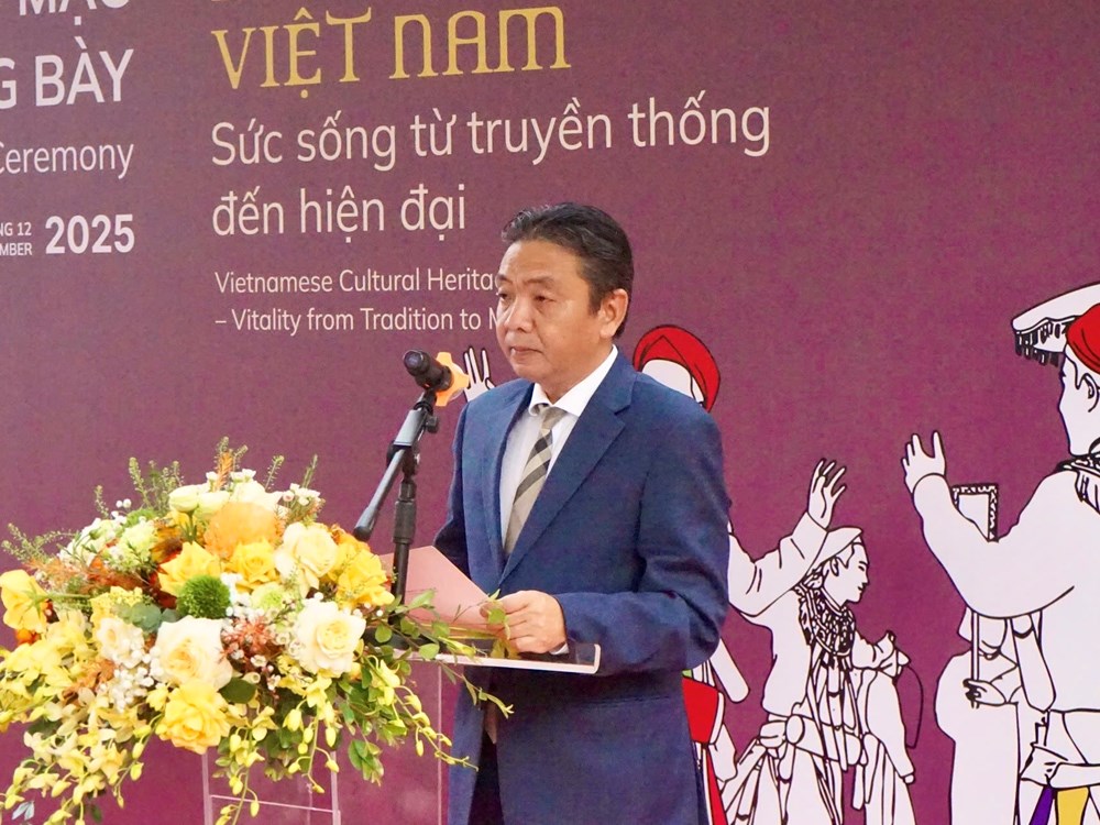Khai mạc trưng bày “Di sản văn hóa​ Việt Nam - Sức sống từ truyền thống đến hiện đại” - ảnh 1