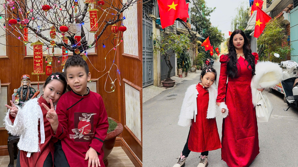 Du xuân trong tà áo dài, gìn giữ nét đẹp ngày Tết Việt - ảnh 3