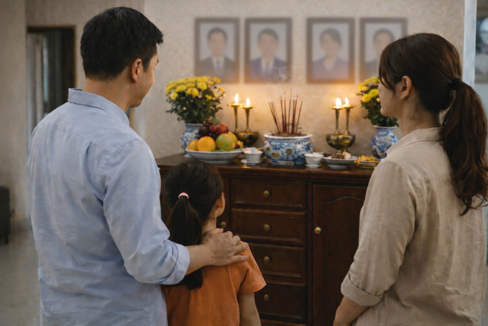 Nỗi niềm con gái không có chỗ thờ cha mẹ ruột trong nhà - ảnh 1