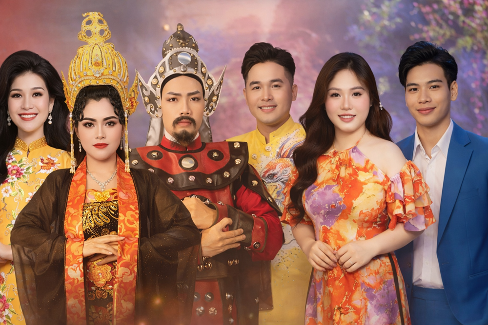 Chương trình xiếc - cải lương - ca múa nhạc “Bắc Nam nối dải xuân hồng”: Cuộc hội ngộ giàu sắc màu của nghệ thuật sân khấu hai miền - ảnh 1