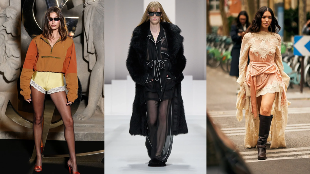 Xu hướng thời trang “đồ ngủ xuống phố” lên ngôi - ảnh 1