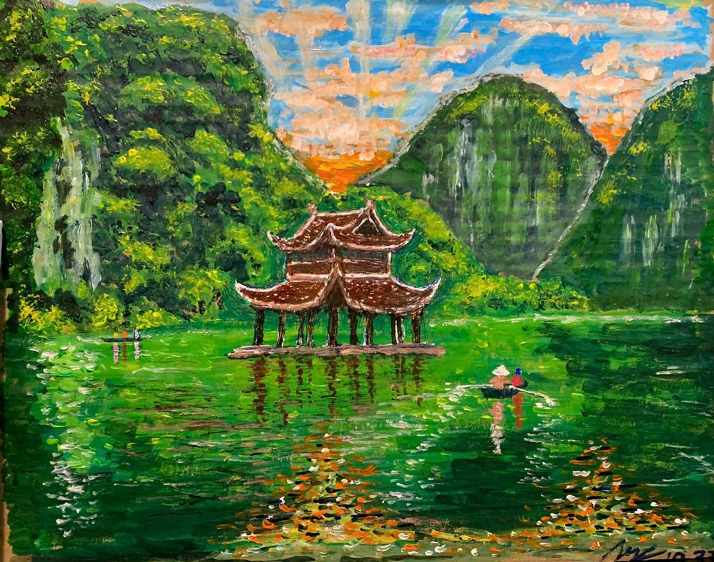 Chuyện về một vị giáo sư 82 tuổi vẫn cầm cọ vẽ 8 tiếng mỗi ngày - ảnh 2