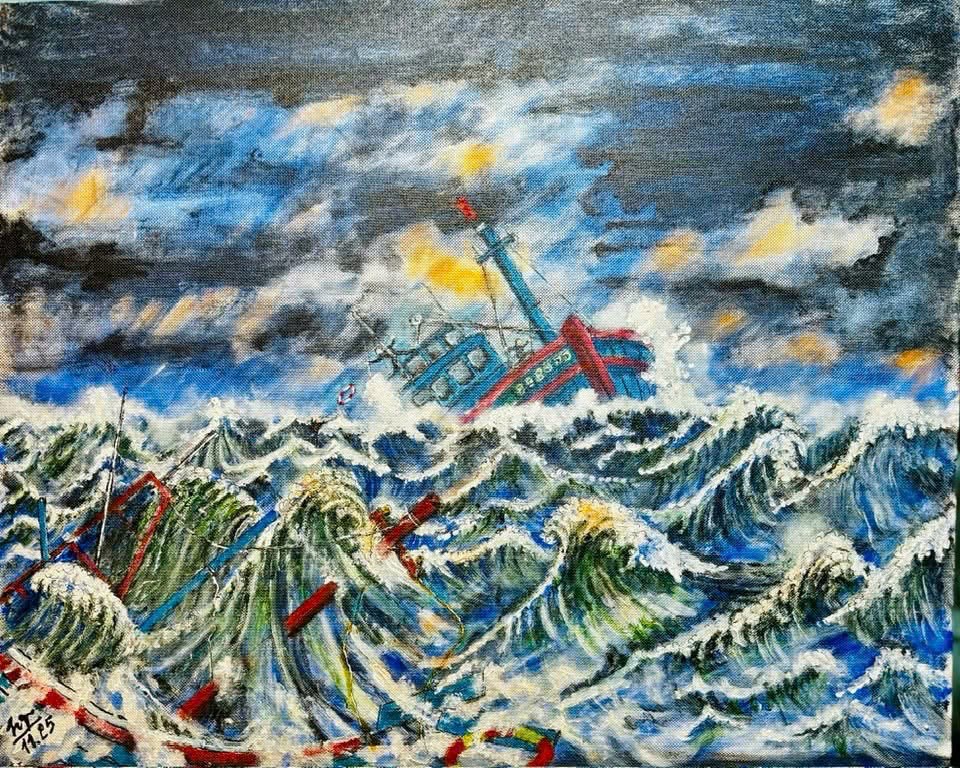 Chuyện về một vị giáo sư 82 tuổi vẫn cầm cọ vẽ 8 tiếng mỗi ngày - ảnh 4