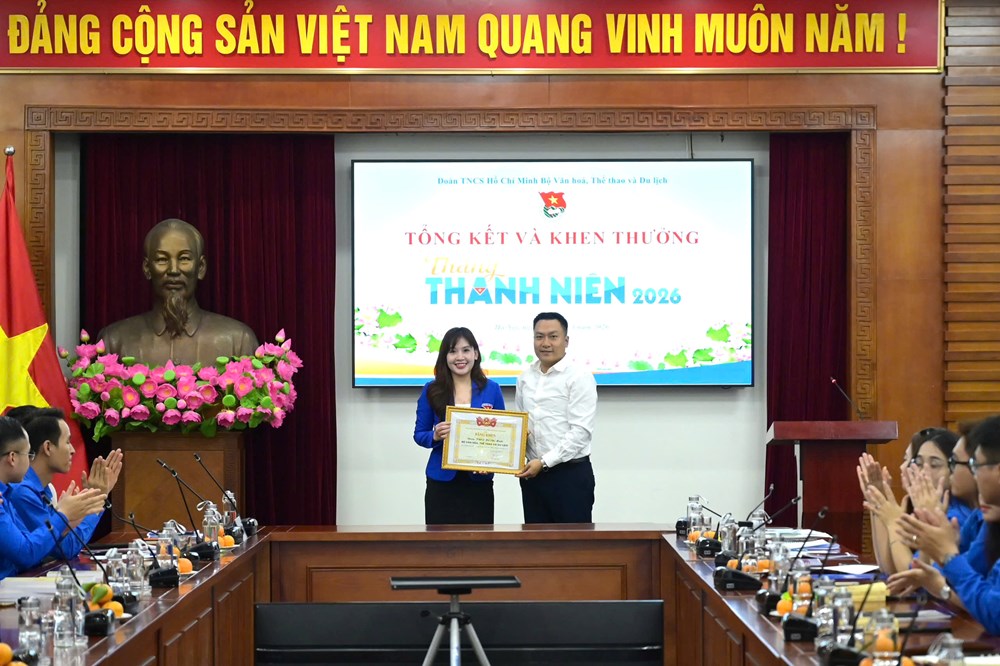 Đoàn Thanh niên Bộ VHTTDL tổng kết và khen thưởng Tháng thanh niên năm 2026 - ảnh 1