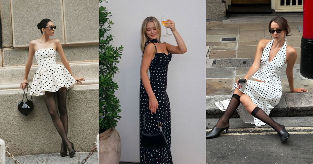 Họa tiết chấm bi trở lại, khuấy đảo thời trang xuân hè 2026 - ảnh 1