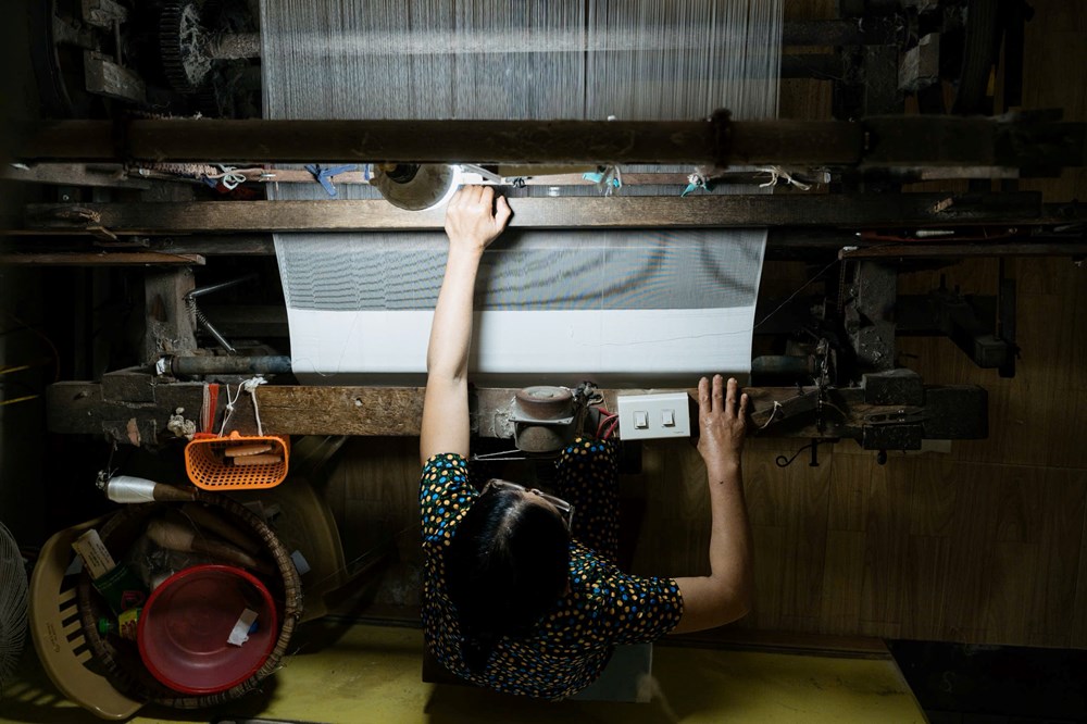 Nỗ lực gìn giữ làng nghề dệt đũi Nam Cao - ảnh 11