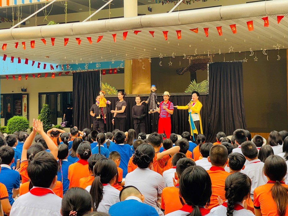 Nhà hát Múa rối Thăng Long góp sắc màu nghệ thuật trong những ngày lễ lớn - ảnh 3