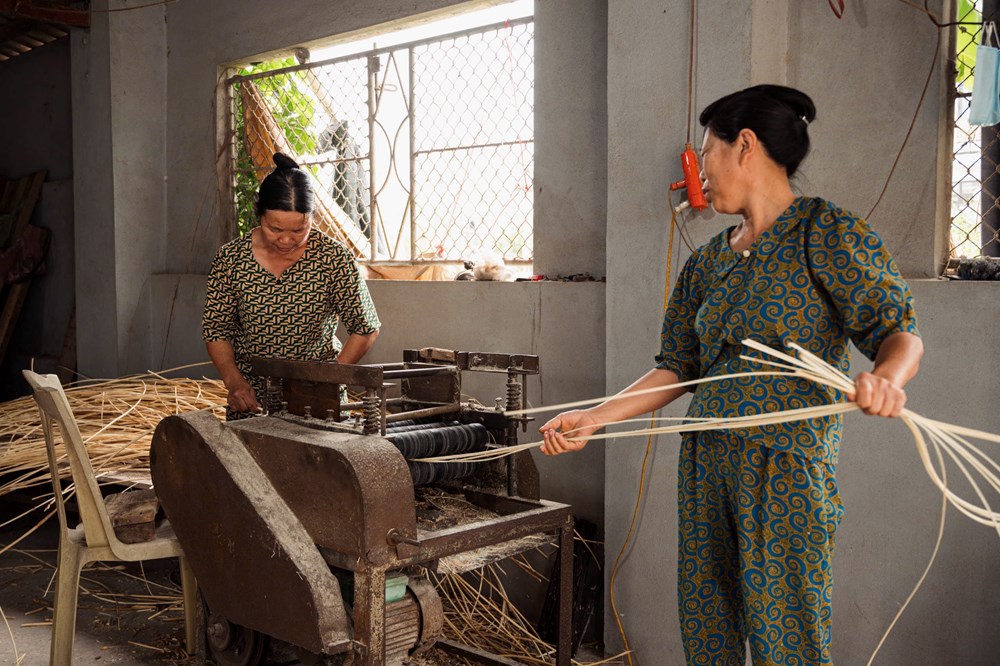 Về Thượng Hiền khám phá làng nghề mây tre đan hơn 200 năm tuổi - ảnh 4