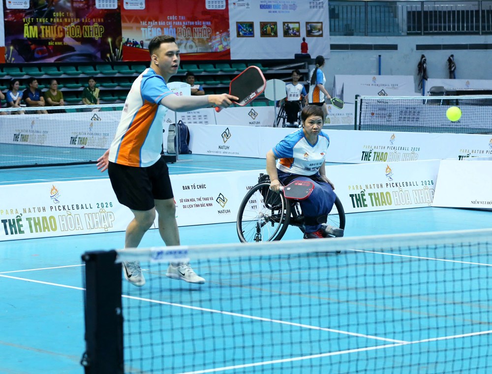 Thúc đẩy thể thao hoà nhập qua chuỗi Giải Para Natuh Pickleball Bắc Ninh 2026 - ảnh 6