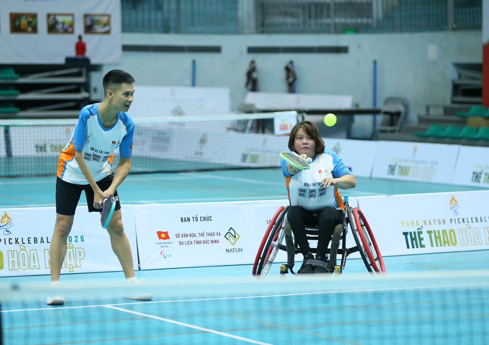 Thúc đẩy thể thao hoà nhập qua chuỗi Giải Para Natuh Pickleball Bắc Ninh 2026 - ảnh 5