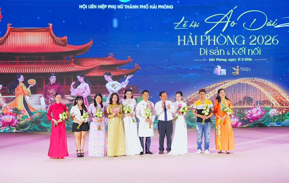 Lễ hội Áo dài Hải Phòng: Lan tỏa vẻ đẹp di sản từ tà áo dài Việt - ảnh 1