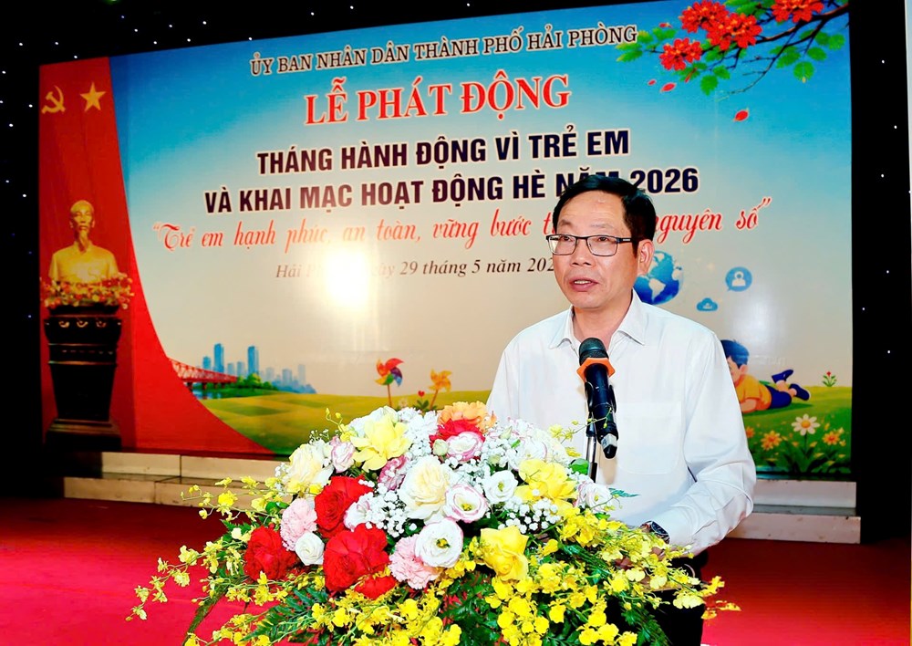 Hải Phòng phát động Tháng hành động vì trẻ em năm 2026 - ảnh 1