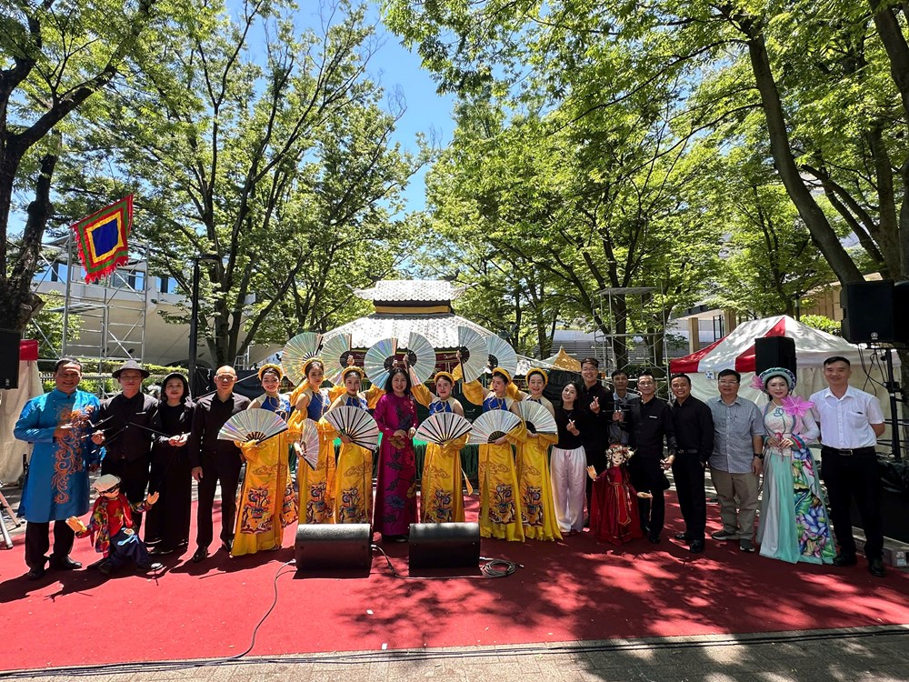 Múa rối Thăng Long thu hút khán giả tại Lễ hội Việt Nam ở Tokyo, Nhật Bản  - ảnh 4