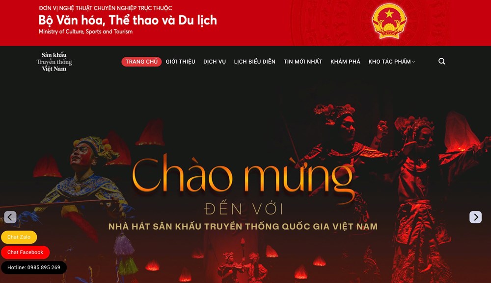 Ra mắt cổng thông tin điện tử về sân khấu truyền thống - ảnh 1