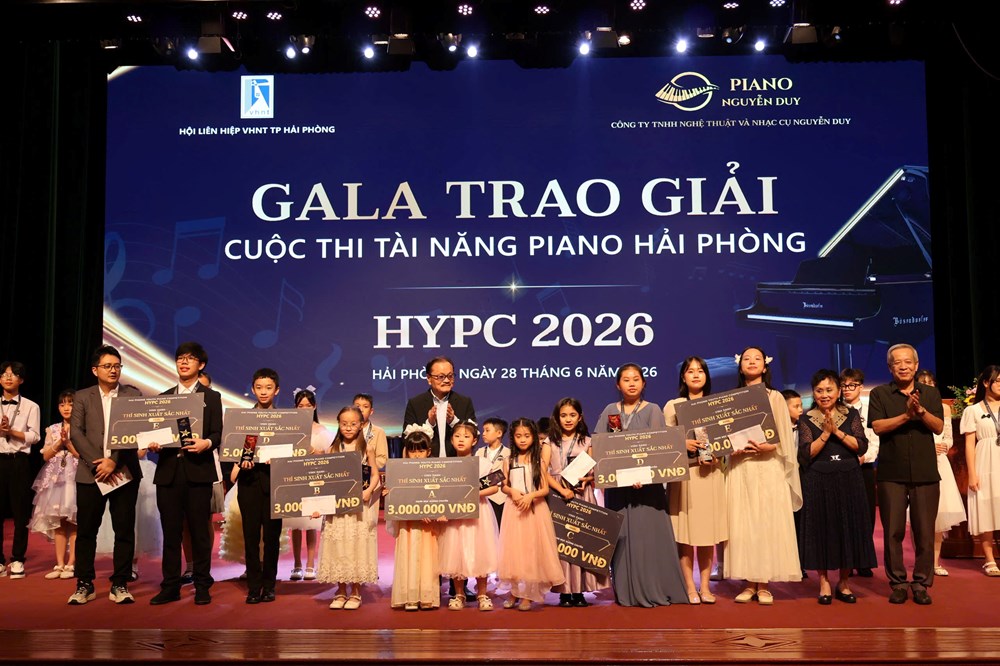 Vinh danh những tài năng trẻ tại Cuộc thi Piano Hải Phòng 2026 - ảnh 1