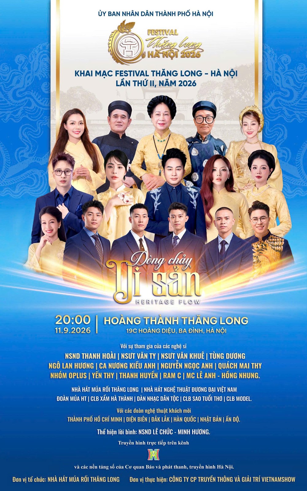 Lễ khai mạc Festival Thăng Long - Hà Nội 2026: Dòng chảy di sản giữa Hoàng thành - ảnh 2