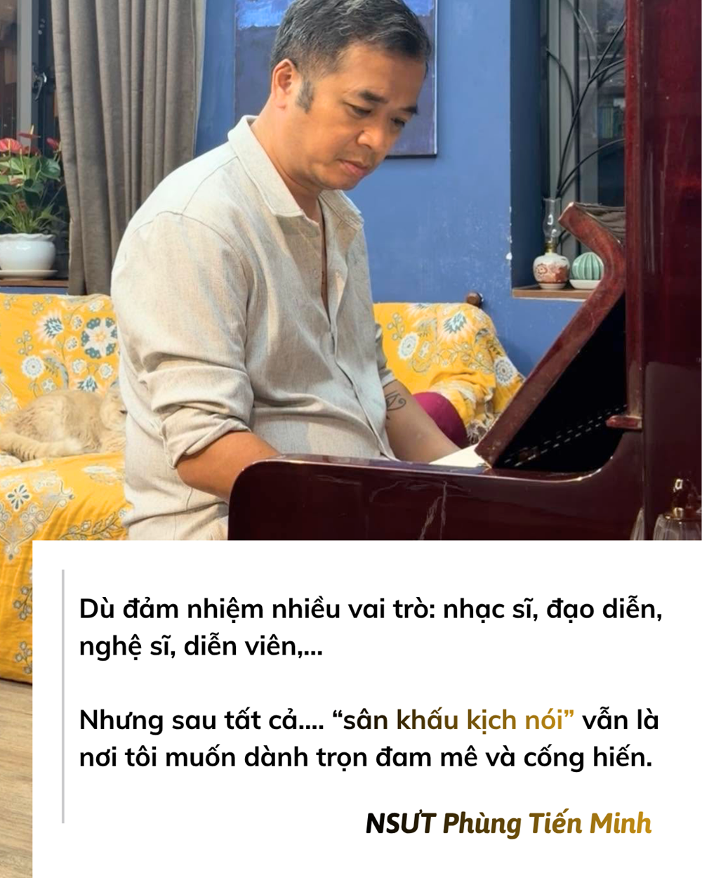“Phù thuỷ nhạc phim”​ Phùng Tiến Minh thử sức với vai trò mới - ảnh 2