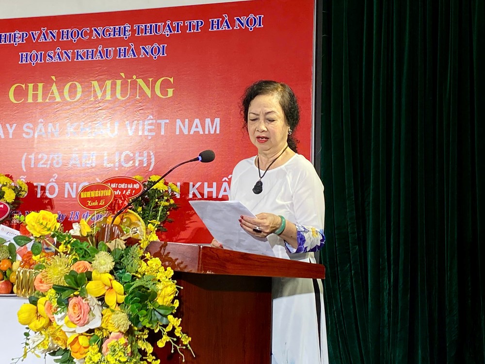 Hội Sân khấu Hà Nội tổ chức kỷ niệm Ngày Sân khấu Việt Nam lần thứ XVII - ảnh 2