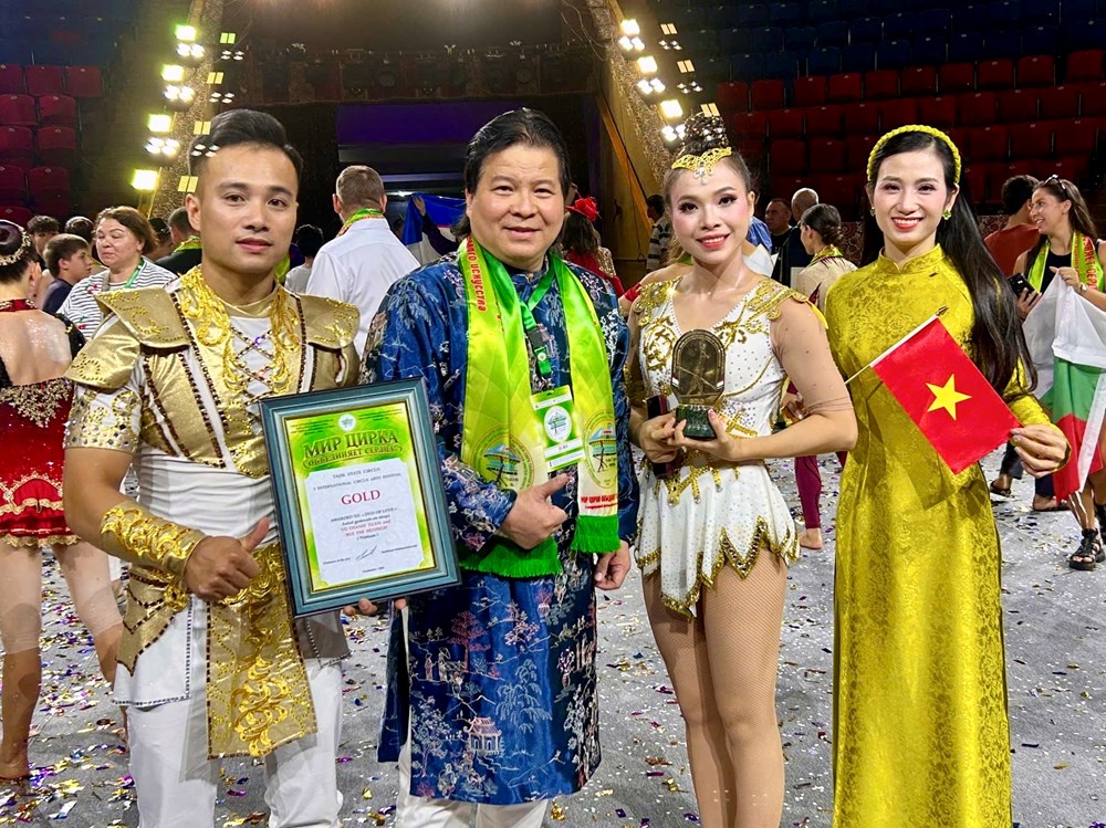 “Duo Love” giành Vàng, xiếc Việt tiếp tục khẳng định dấu ấn quốc tế - ảnh 1