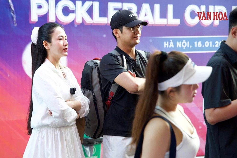 Việt Hoa – “trợ lý” đặc biệt của Vương Trọng Trí tại Giải Pickleball Báo Văn Hóa  - ảnh 1
