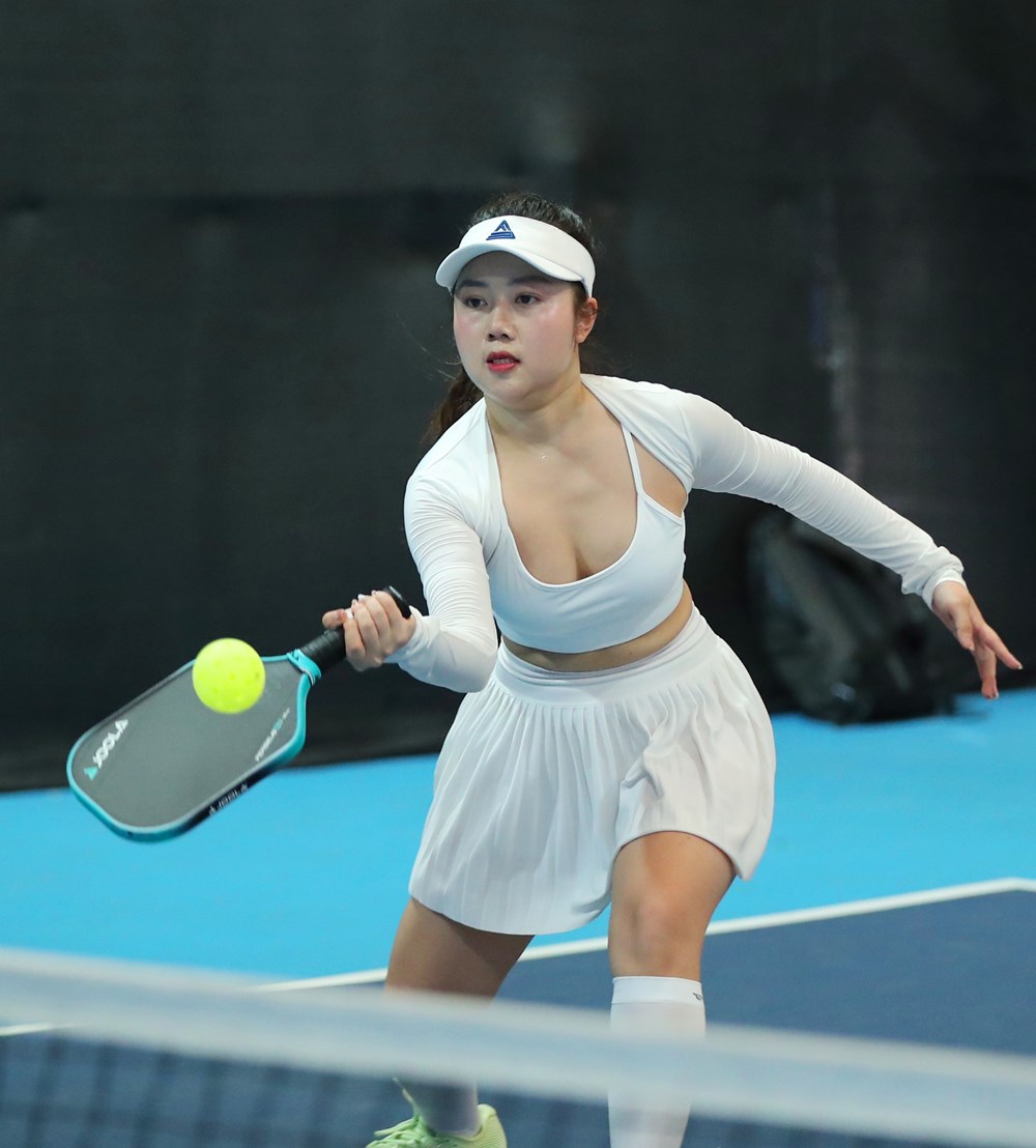 Những “bóng hồng” duyên dáng tại Giải Pickleball Báo Văn Hóa 2026 - ảnh 2