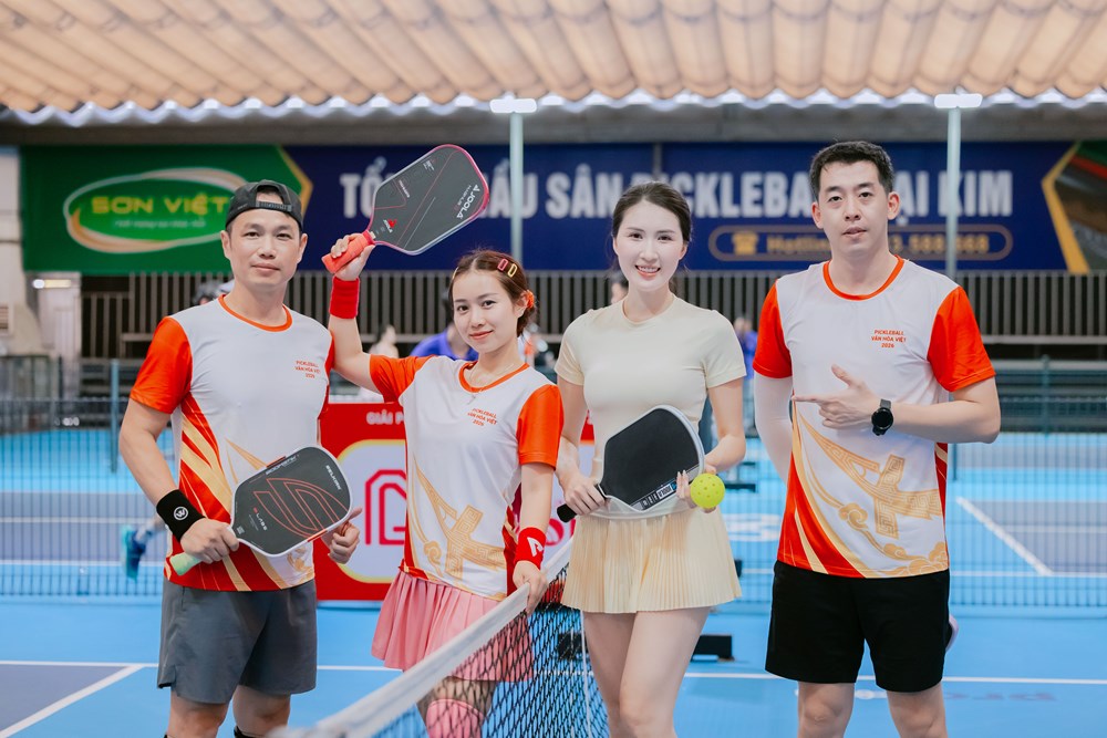Á hậu Nguyễn Linh Chi “thử sức” tại Giải Pickleball Báo Văn Hóa 2026 - ảnh 5