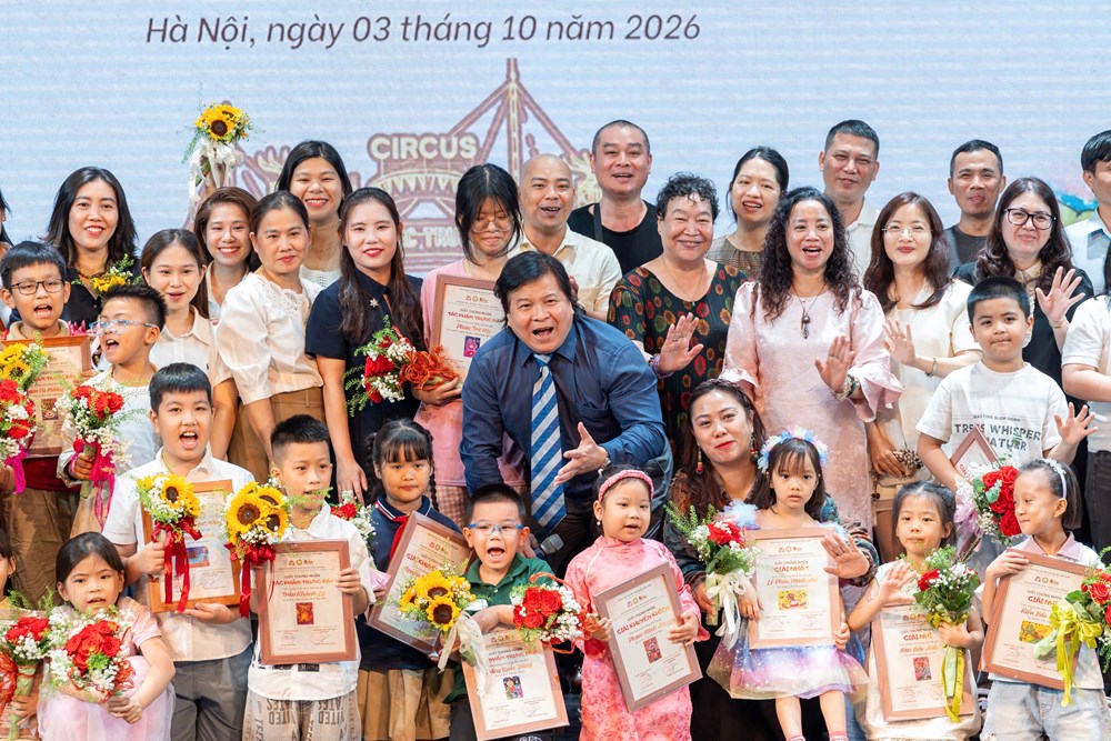 Trao giải Cuộc thi vẽ tranh “Em yêu nghệ thuật Xiếc Việt Nam” năm 2026 - ảnh 1