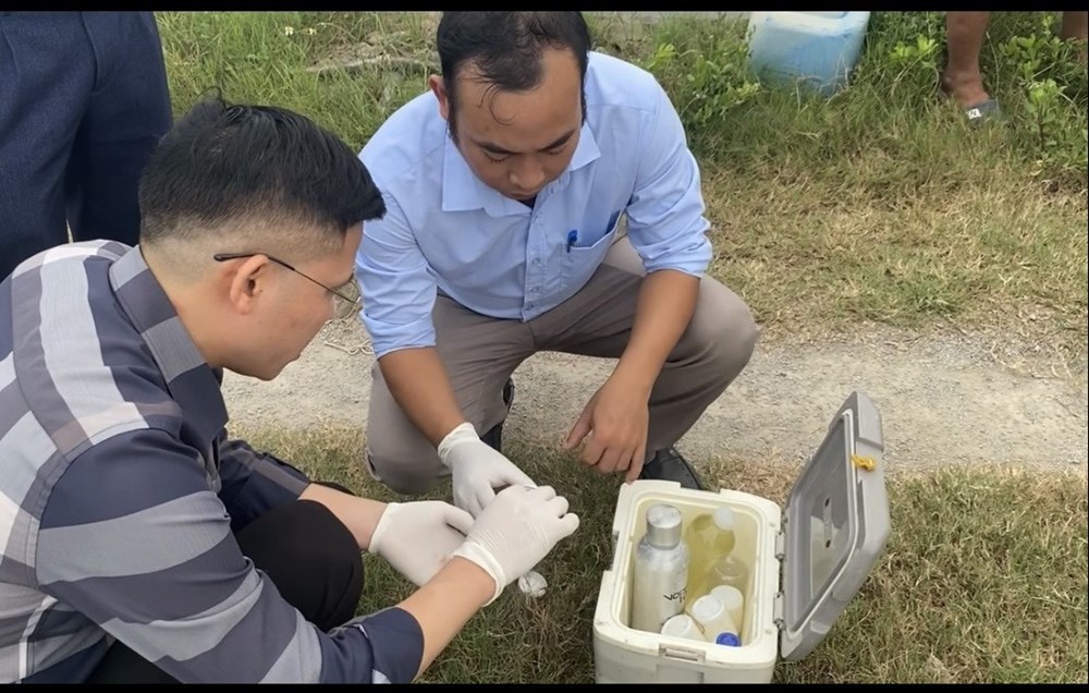 Bước đầu xác định nguyên nhân tôm chết hàng loạt - ảnh 2