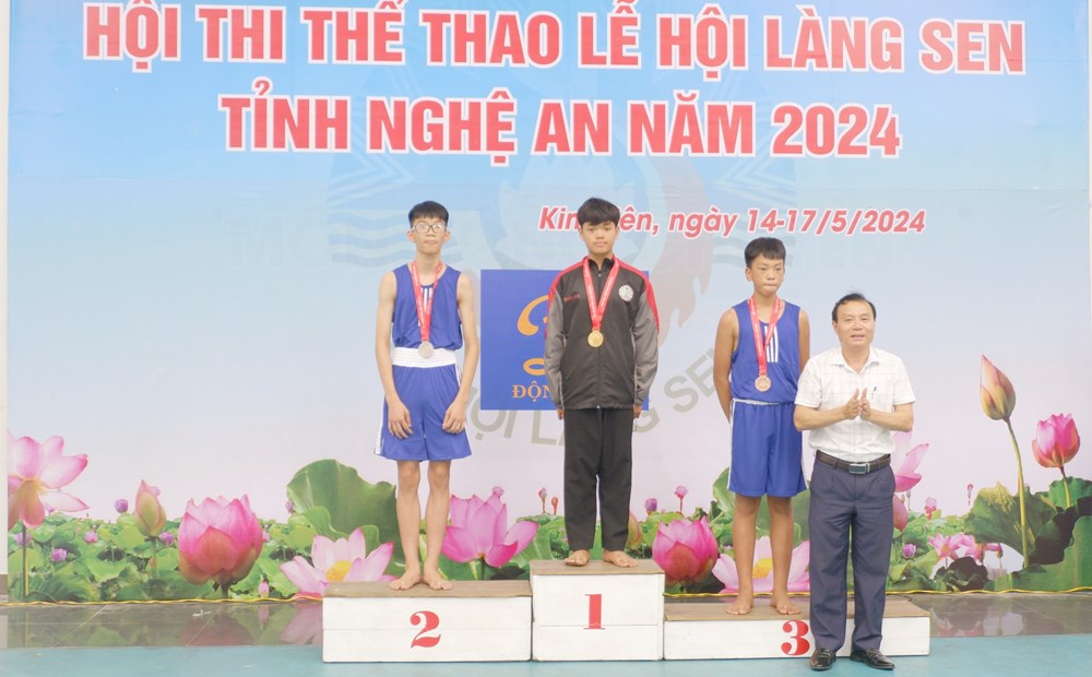 Sôi nổi Hội thi Thể thao Lễ hội Làng Sen năm 2024 - ảnh 4