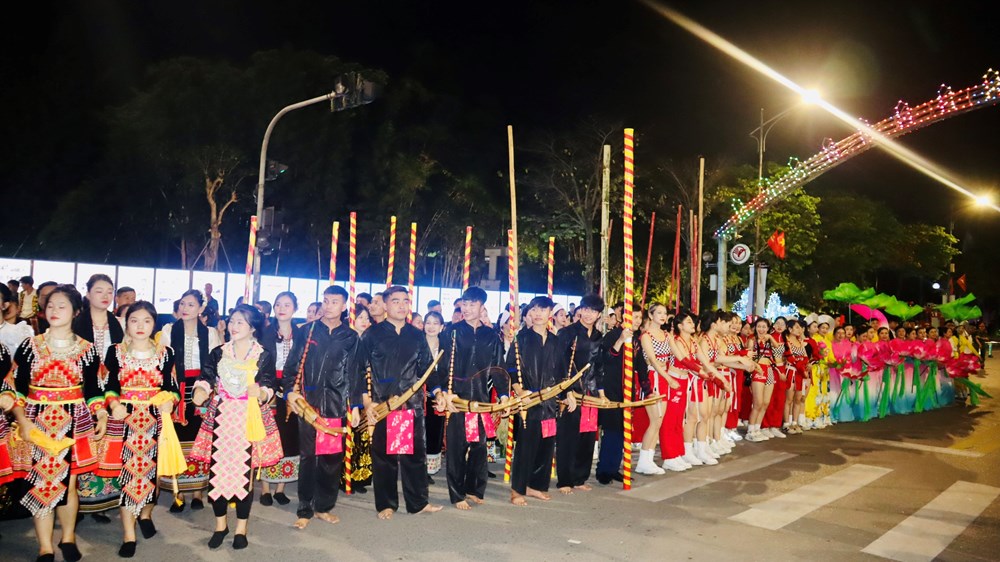 Rực rỡ sắc màu Lễ hội quảng diễn đường phố “Quê hương mùa sen nở” - ảnh 2