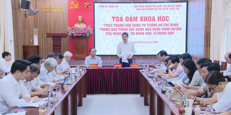 Vận dụng tư tưởng Hồ Chí Minh trong quá trình xây dựng Nhà nước pháp quyền - ảnh 1