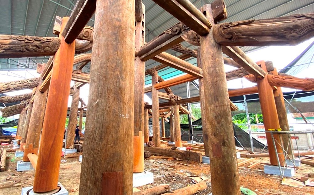 Chi 24 tỉ trùng tu ngôi đình cổ gần 300 tuổi bên bờ sông Lam - ảnh 2