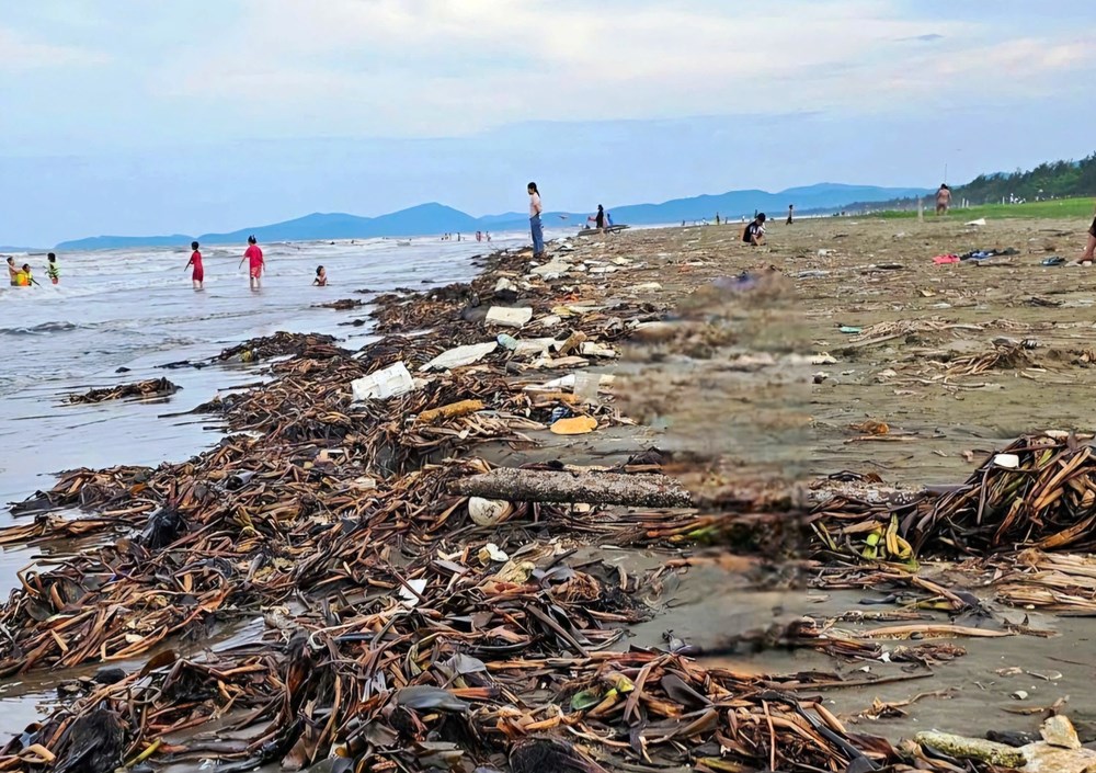 Bờ biển ngập rác, “mất điểm” mùa du lịch - ảnh 2